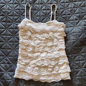 Crochet Tank Top Size M